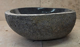 Handmade Natural Oval River Stone  Bathroom Basin  RS 25072008