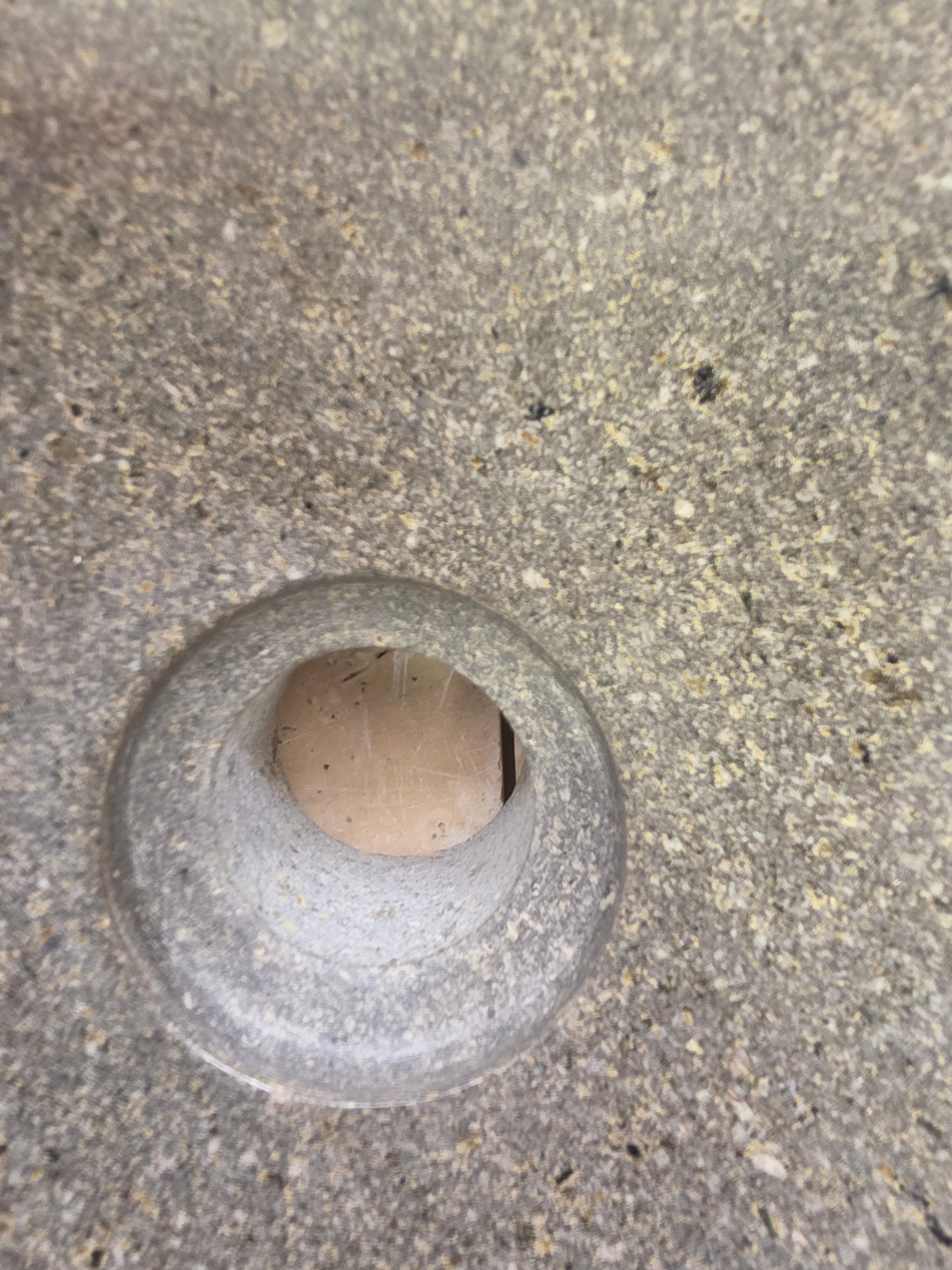 Handmade Natural Oval River Stone  Bathroom Basin  RS 2409040