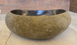 Handmade Natural Oval River Stone  Bathroom Basin  RVM 2409037