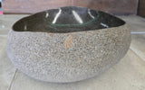 Handmade Natural Oval River Stone  Bathroom Basin  RVS 2409008