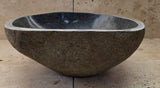 Handmade Natural Oval River Stone  Bathroom Basin  RS 2409091