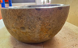 Handmade Natural Oval River Stone  Bathroom Basin LARGE TWIN SETS A & B RL 25072003
