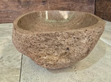 Handmade Natural Oval River Stone  Bathroom Basin  RM 2409087