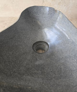 Handmade Natural Oval River Stone  Bathroom Basin  PHM 240924