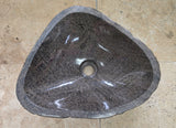 Handmade Natural Oval River Stone  Bathroom Basin  RS 2409030