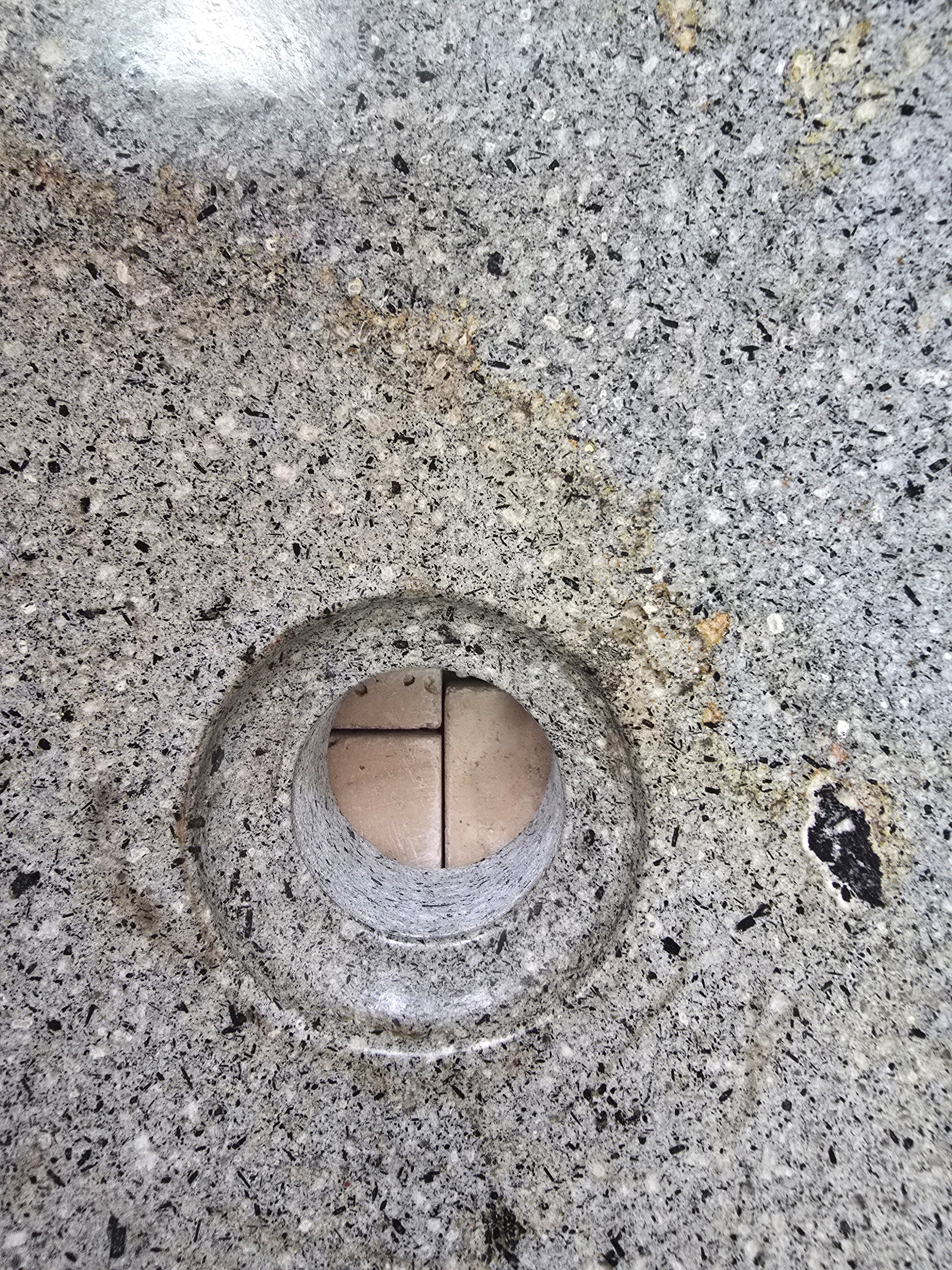 Handmade Natural Oval River Stone  Bathroom Basin  RVM 2409006