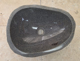 Handmade Natural Oval River Stone  Bathroom Basin  RS 25072008
