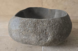Handmade Natural Oval River Stone  Bathroom Basin  RVM 2409083