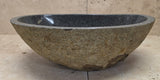 Handmade Natural Oval River Stone  Bathroom Basin  RM 2409126