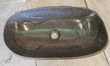 Handmade Natural Oval River Stone  Bathroom Basin  RVL 240947