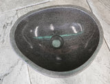 Handmade Natural Oval River Stone  Bathroom Basin  RS 2409052