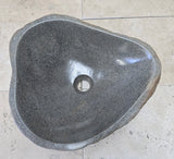 Handmade Natural Oval River Stone  Bathroom Basin  RM 2409115