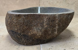 Handmade Natural Oval River Stone  Bathroom Basin  RM 2409115