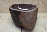Handmade Natural Oval River Stone  Bathroom Basin  RM 2409125