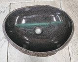 Handmade Natural Oval River Stone  Bathroom Basin  PHM 240906