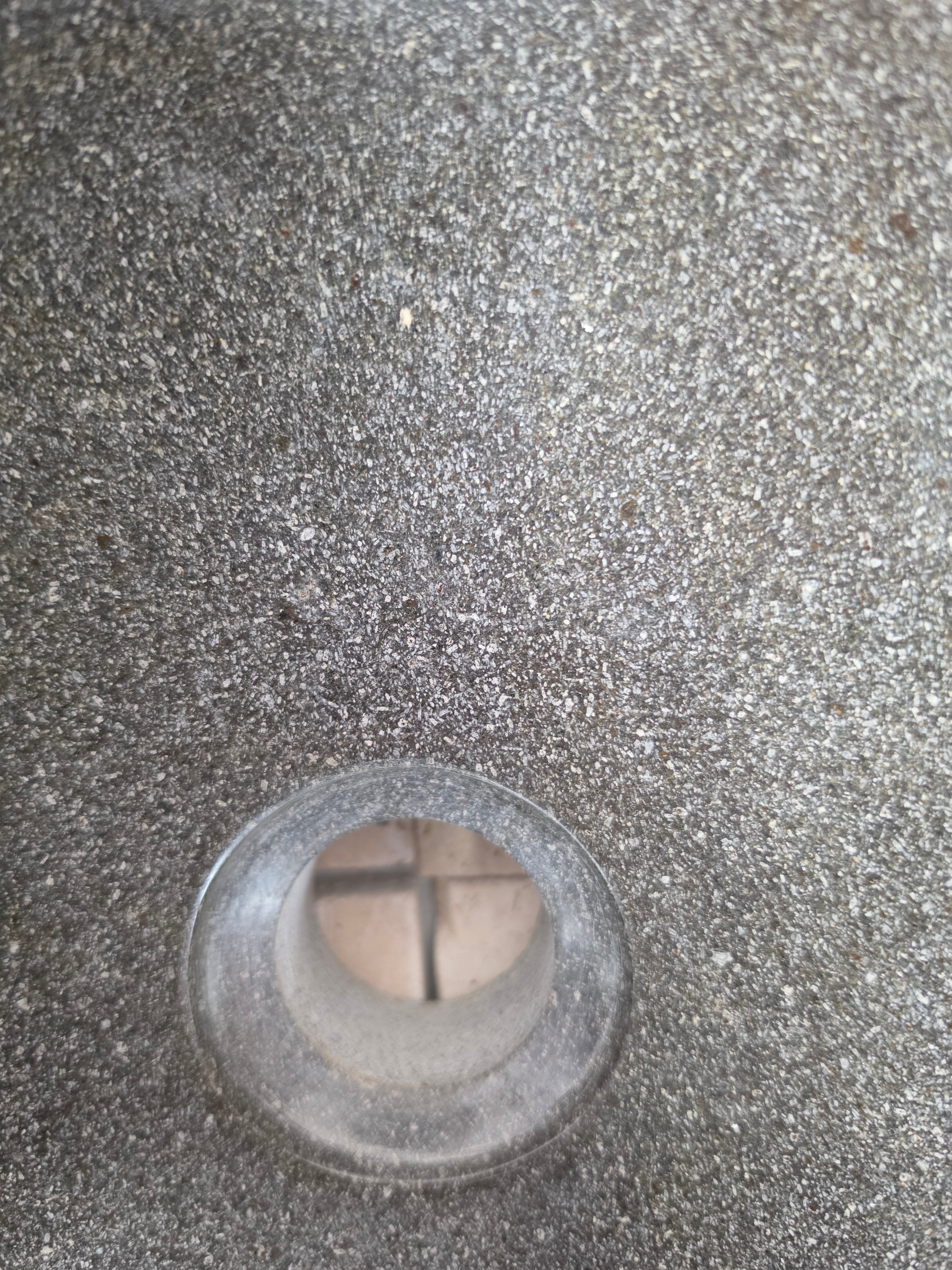 Handmade Natural Oval River Stone  Bathroom Basin  RM 25072091