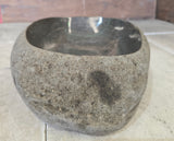 Handmade Natural Oval River Stone  Bathroom Basin  RS 2409169