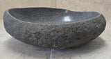 Handmade Natural Oval River Stone  Bathroom Basin  RVM 2409076