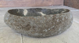 Handmade Natural Oval River Stone  Bathroom Basin  RVS 2409057