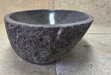 Handmade Natural Oval River Stone  Bathroom Basin  RM 2409022