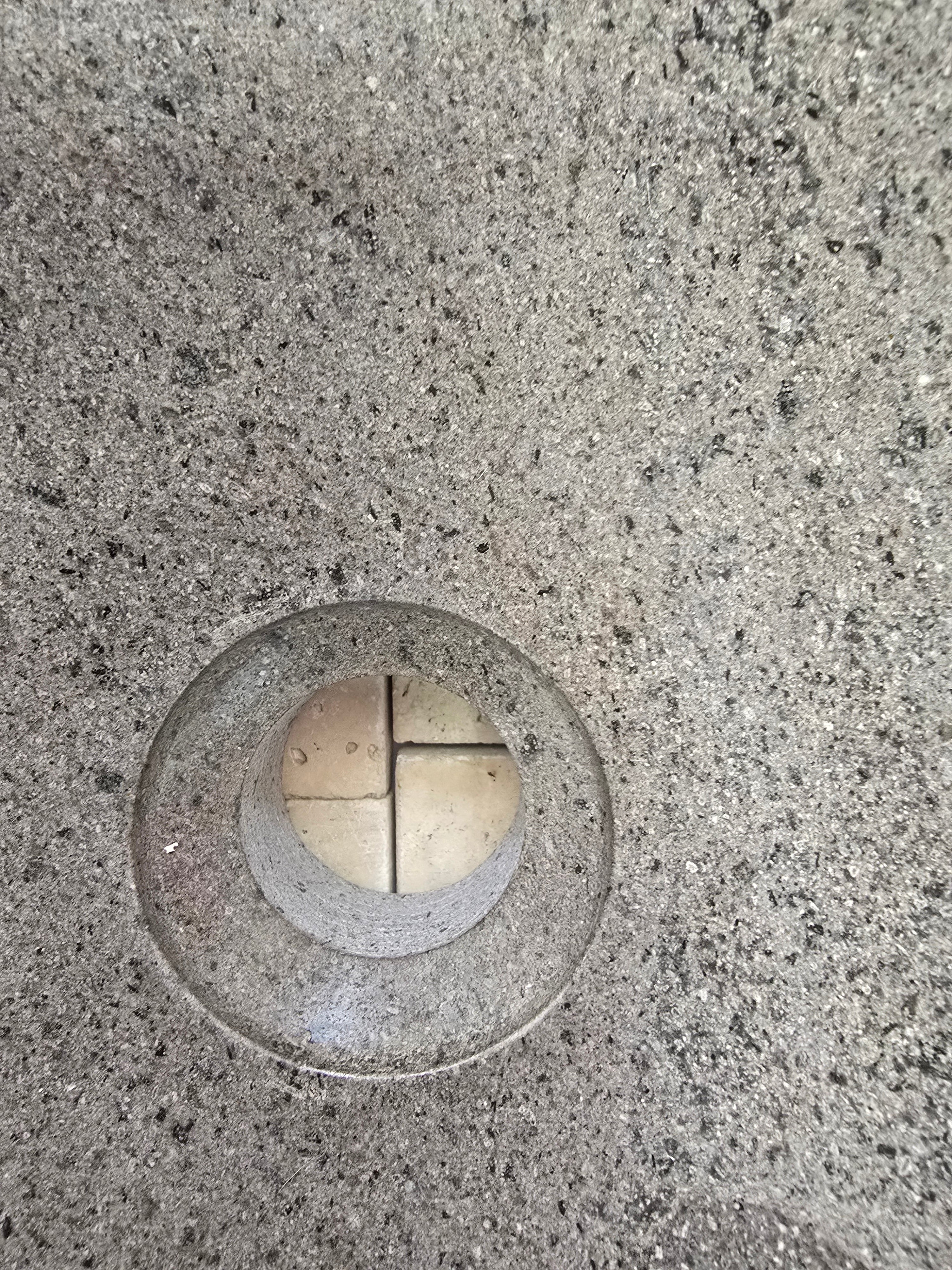 Handmade Natural Oval River Stone  Bathroom Basin  RVS 2409022