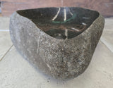 Handmade Natural Oval River Stone  Bathroom Basin  RVM 2409096