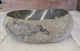 Handmade Natural Oval River Stone  Bathroom Basin  RVS 2409031