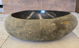 Handmade Natural Oval River Stone  Bathroom Basin  RVM 2409037