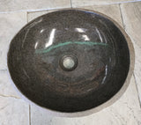 Handmade Natural Oval River Stone  Bathroom Basin  RVS 2409008