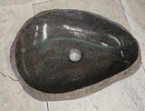 Handmade Natural Oval River Stone  Bathroom Basin  RVM 2409074