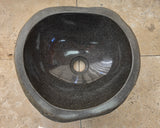 Handmade Natural Oval River Stone  Bathroom Basin  RS 2409136