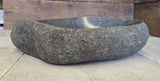 Handmade Natural Oval River Stone  Bathroom Basin  RVM 2409098