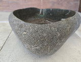 Handmade Natural Oval River Stone  Bathroom Basin  RVM 2409096