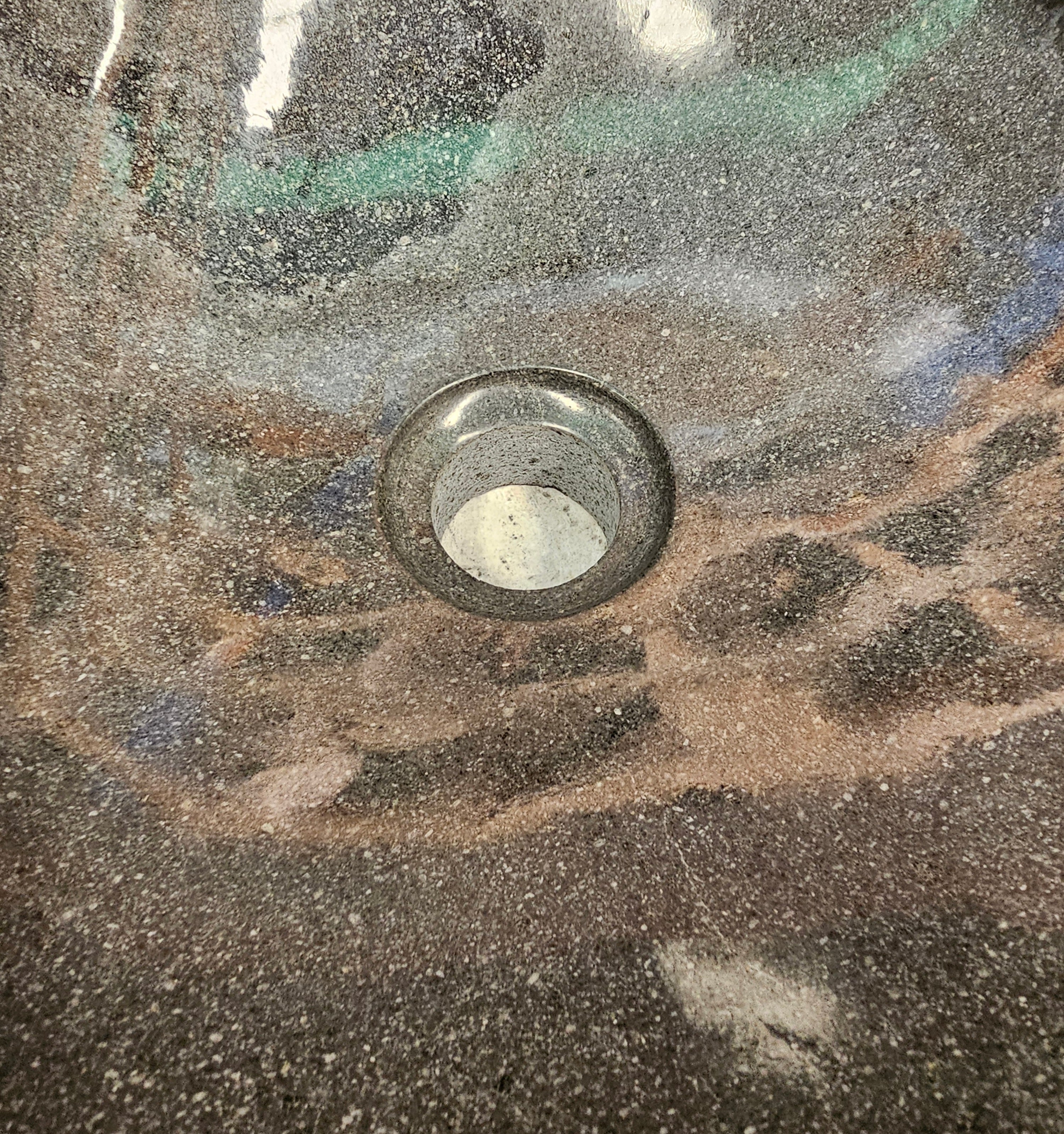 Handmade Natural Oval River Stone  Bathroom Basin  RS 2409010