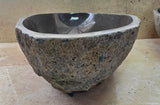 Handmade Natural Oval River Stone  Bathroom Basin LARGE TWIN SETS A & B RL 25072024