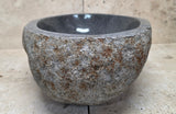 Handmade Natural Oval River Stone  Bathroom Basin  RM 25072003