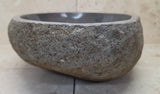 Handmade Natural Oval River Stone  Bathroom Basin  RM 25072048