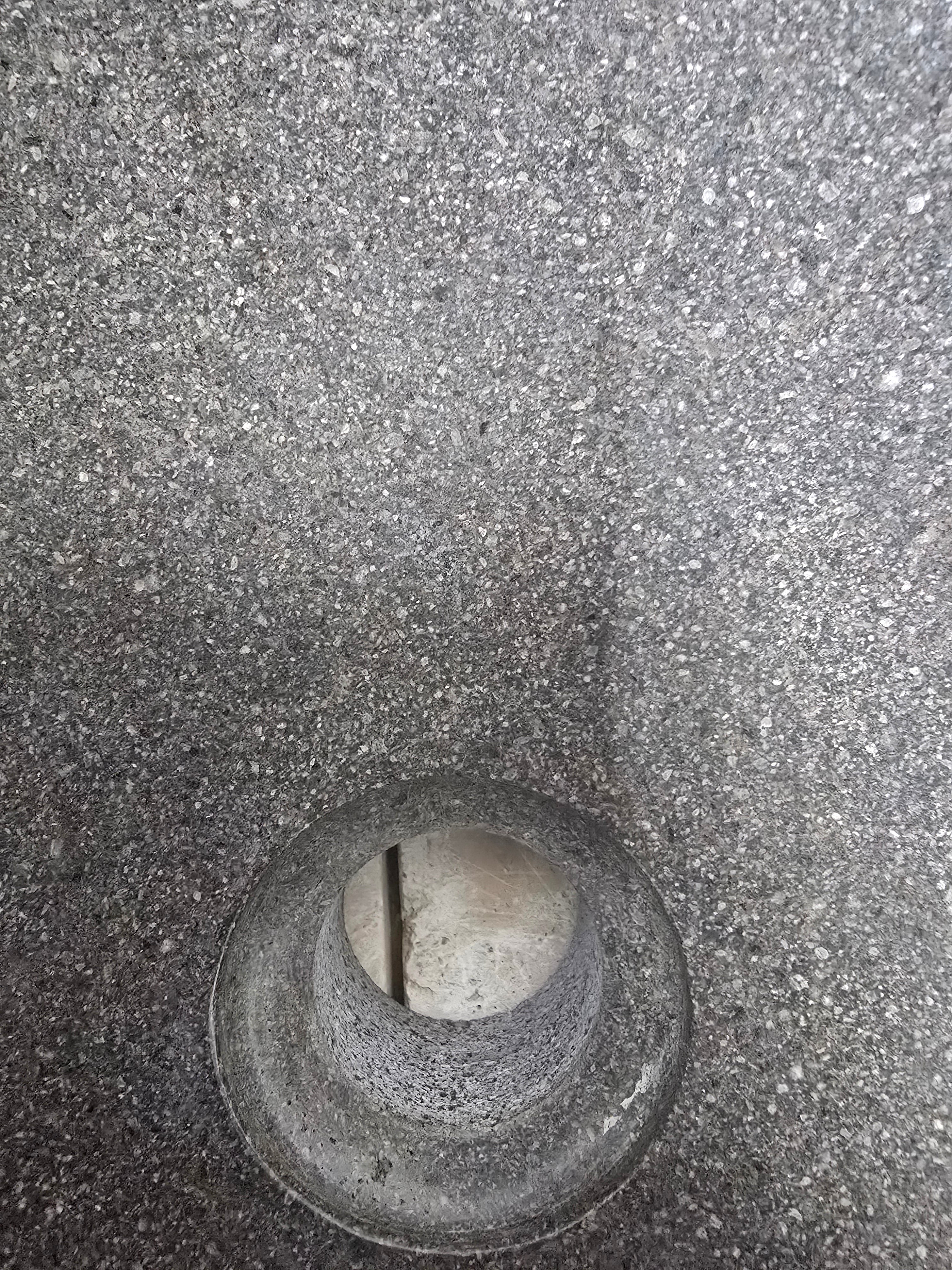 Handmade Natural Oval River Stone  Bathroom Basin  RS 2409086