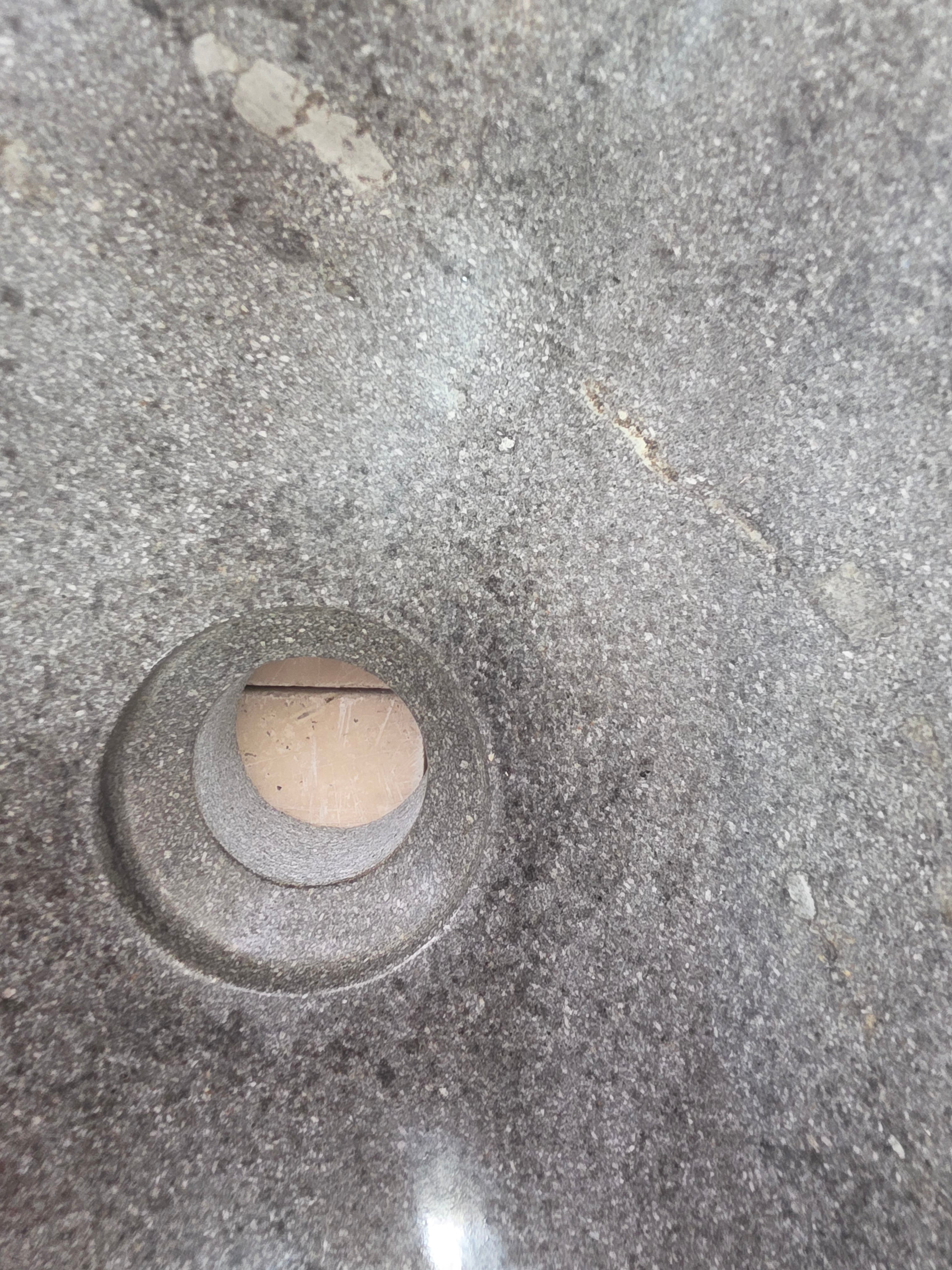 Handmade Natural Oval River Stone  Bathroom Basin  RS 2409028
