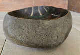 Handmade Natural Oval River Stone  Bathroom Basin  RVS 2409035