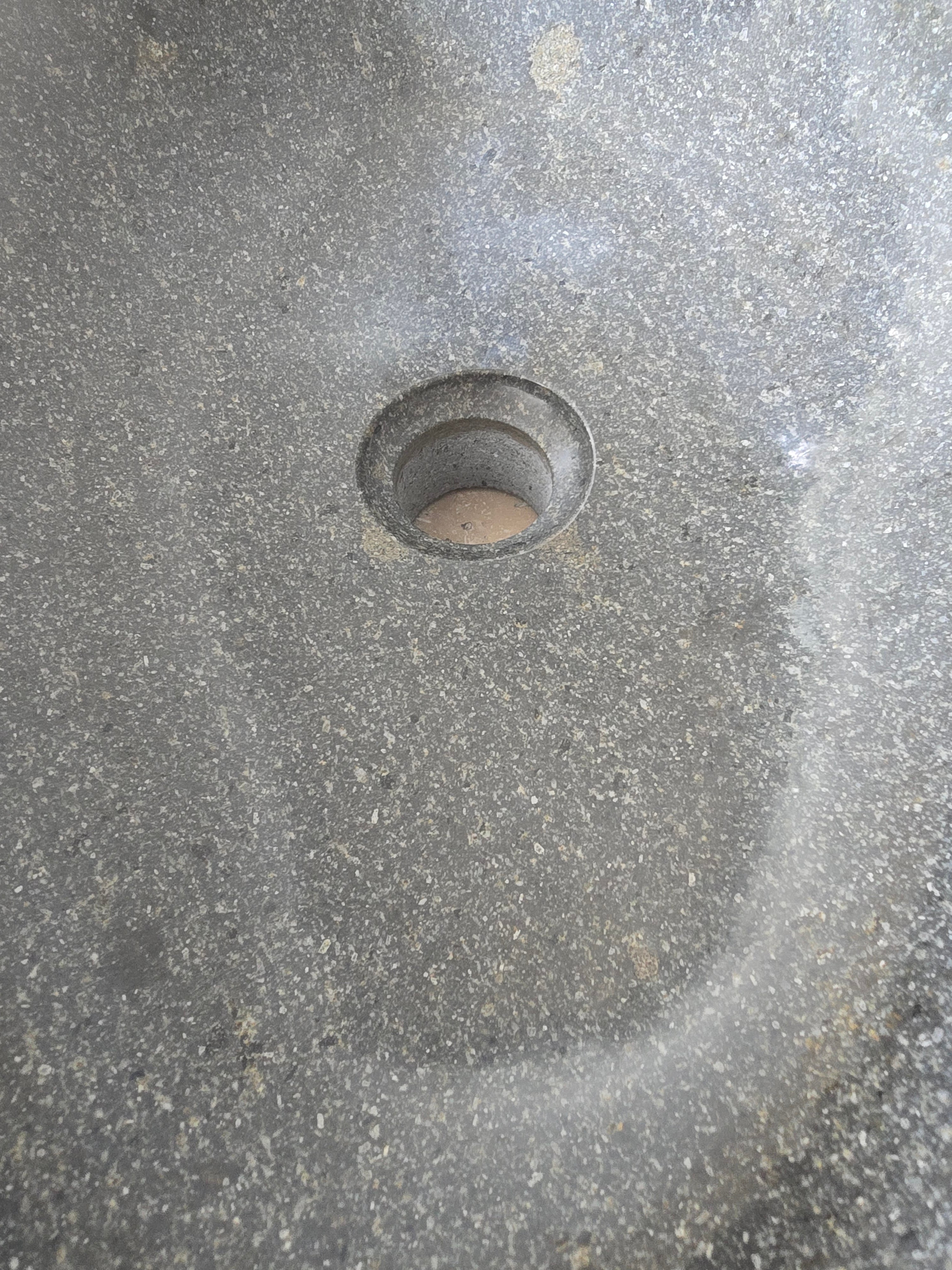 Handmade Natural Oval River Stone  Bathroom Basin  PHM 240920