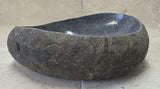 Handmade Natural Oval River Stone  Bathroom Basin  RVM 2409027