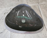 Handmade Natural Oval River Stone  Bathroom Basin  RS 2409072