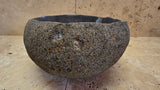 Handmade Natural Oval River Stone  Bathroom Basin  RVS 2409024