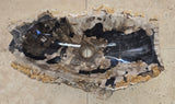 Natural Handmade Petrified Wood Basin - FSB 220903