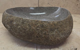 Handmade Natural Oval River Stone  Bathroom Basin  RVS 2409048