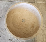 Turkish Travertine Oval Mount Basins