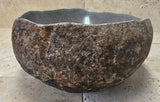 Handmade Natural Oval River Stone  Bathroom Basin  RVM 2409028