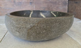 Handmade Natural Oval River Stone  Bathroom Basin  RS 2409014