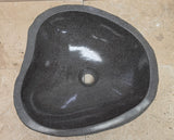 Handmade Natural Oval River Stone  Bathroom Basin  RS 24091123